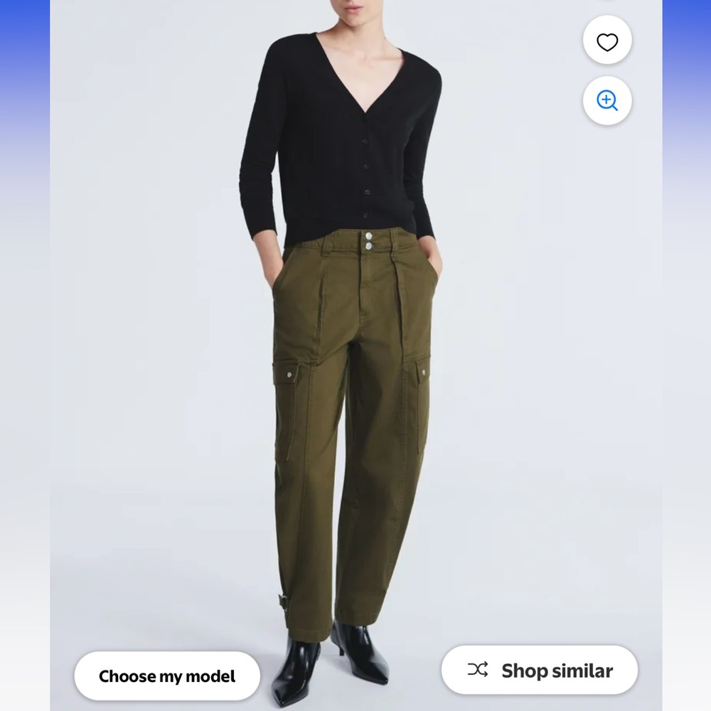 Scoop Women’s and Women’s Utility Cargo Jeans - Picture 8 of 9